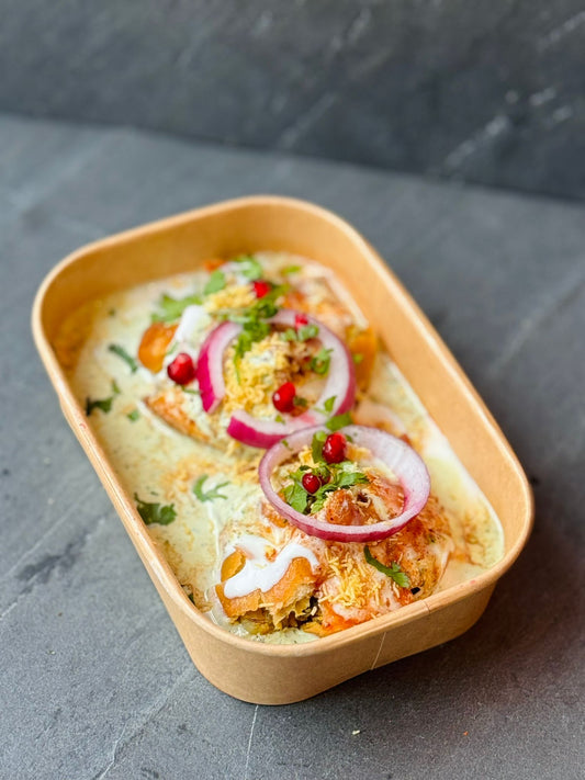 Aloo Tikki Chaat- 1 pc(Chickpea)
