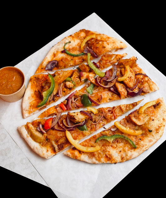 Peri Peri Paneer (Indian Cottage Cheese) Naanza